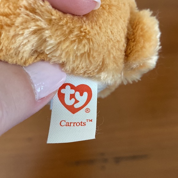 🆕🐰TY BEANIE BOO’S BUNNY-Carrots born on April 14 - Picture 5 of 5